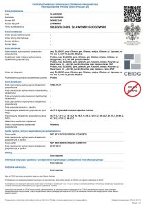 S.Głogowski - Centralna Ewidencja i informacja o Działalności Gospodarczej